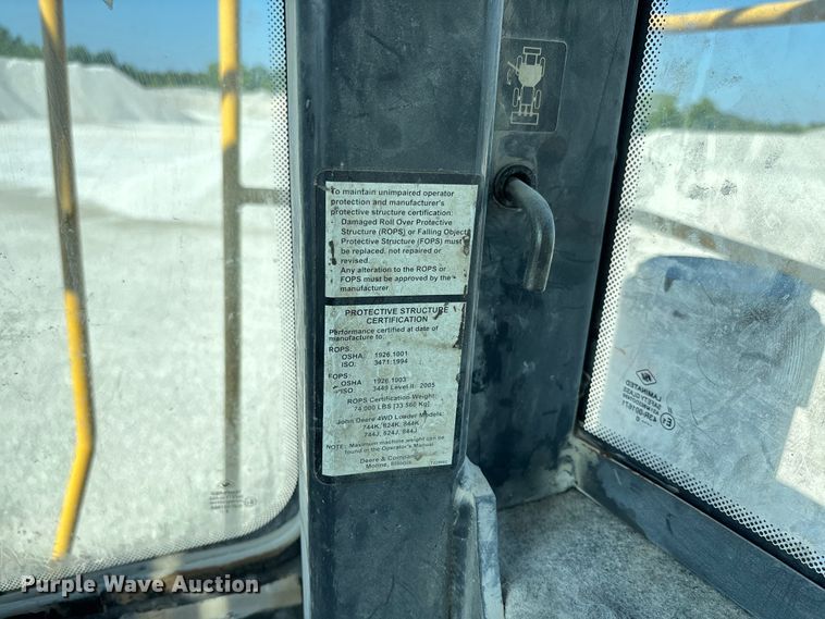 image for item FC1827 2011 John Deere 844K wheel loader