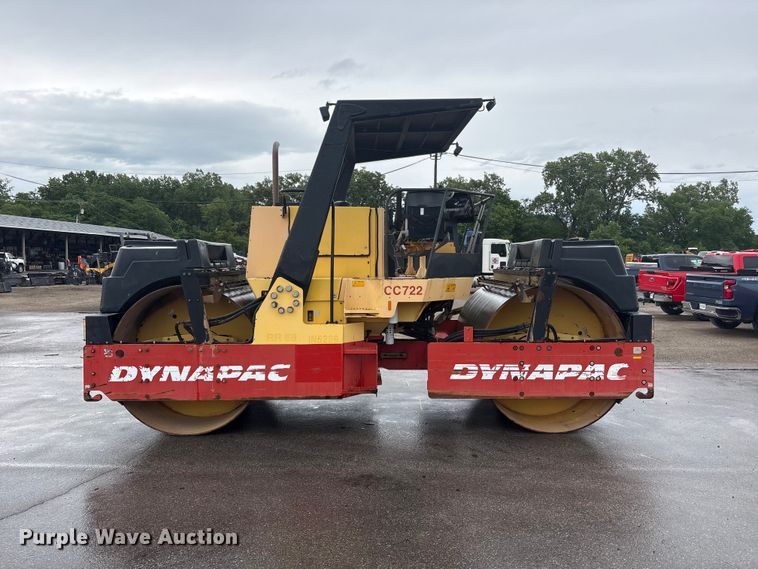 image for item FC2407 2005 Dynapac CC722 double drum vibratory roller