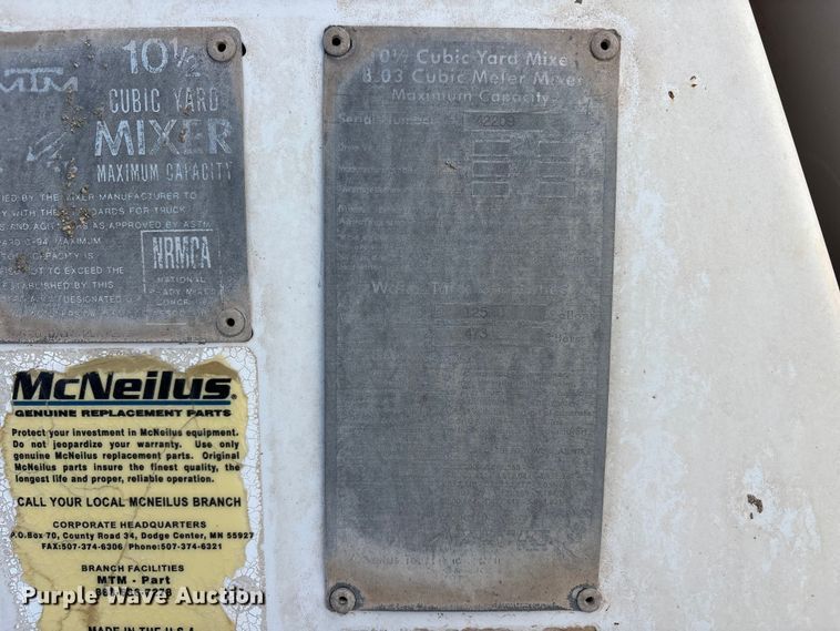 image for item FC2436 1997 Peterbilt 357 ready mix truck