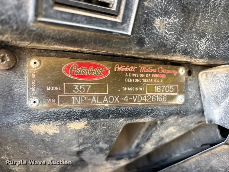 image for item FC2436 1997 Peterbilt 357 ready mix truck