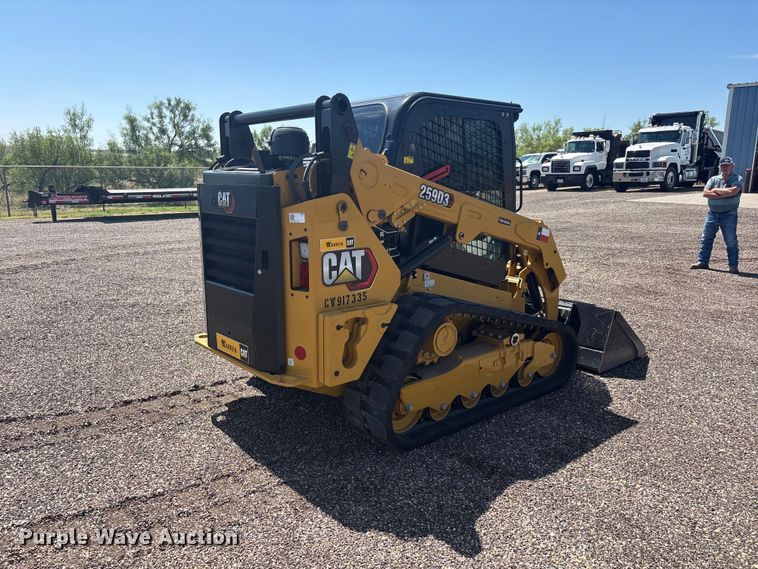 image for item FC2455 2022 Caterpillar 259D3 tracked skid steer loader