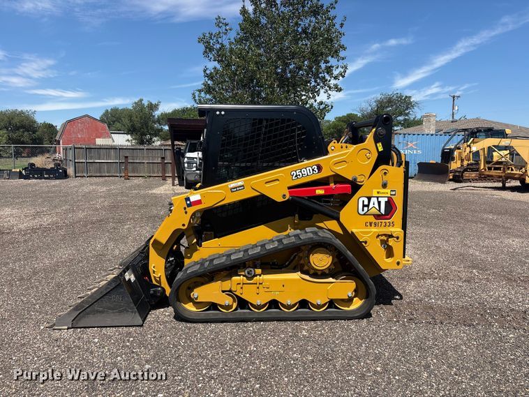 image for item FC2455 2022 Caterpillar 259D3 tracked skid steer loader