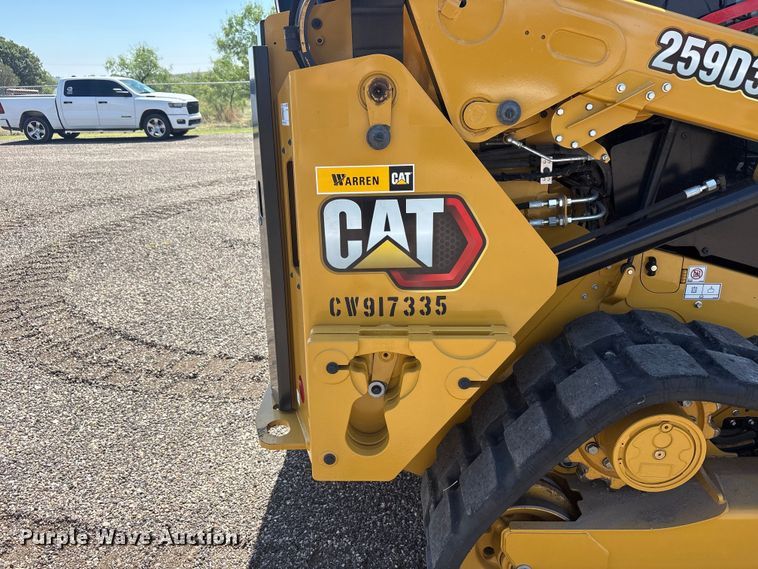 image for item FC2455 2022 Caterpillar 259D3 tracked skid steer loader