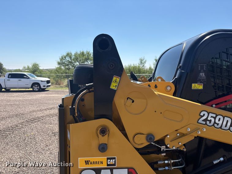 image for item FC2455 2022 Caterpillar 259D3 tracked skid steer loader