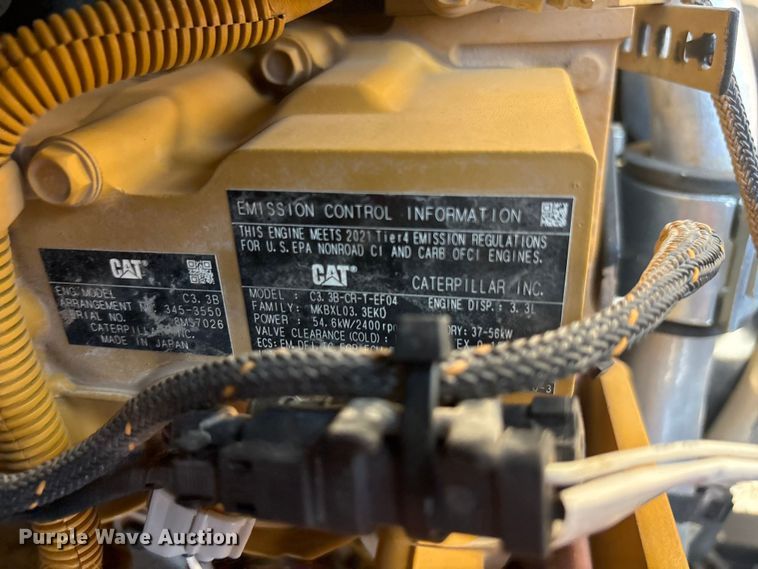 image for item FC2455 2022 Caterpillar 259D3 tracked skid steer loader