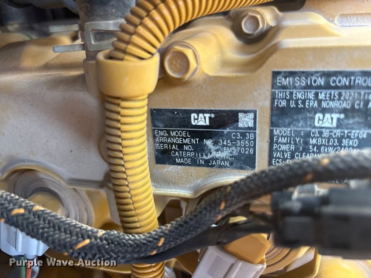 image for item FC2455 2022 Caterpillar 259D3 tracked skid steer loader