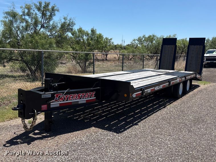 image for item FC2460 2024 Interstate Trailers inc Flatbed 40DLA equipment trailer