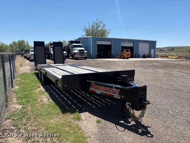 image for item FC2460 2024 Interstate Trailers inc Flatbed 40DLA equipment trailer