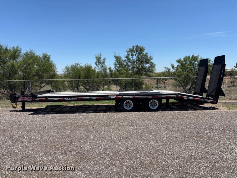 image for item FC2460 2024 Interstate Trailers inc Flatbed 40DLA equipment trailer