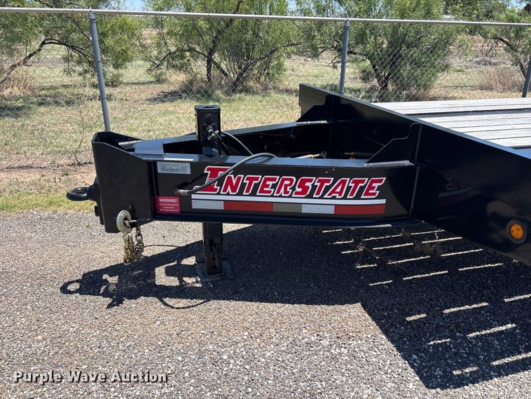 image for item FC2460 2024 Interstate Trailers inc Flatbed 40DLA equipment trailer