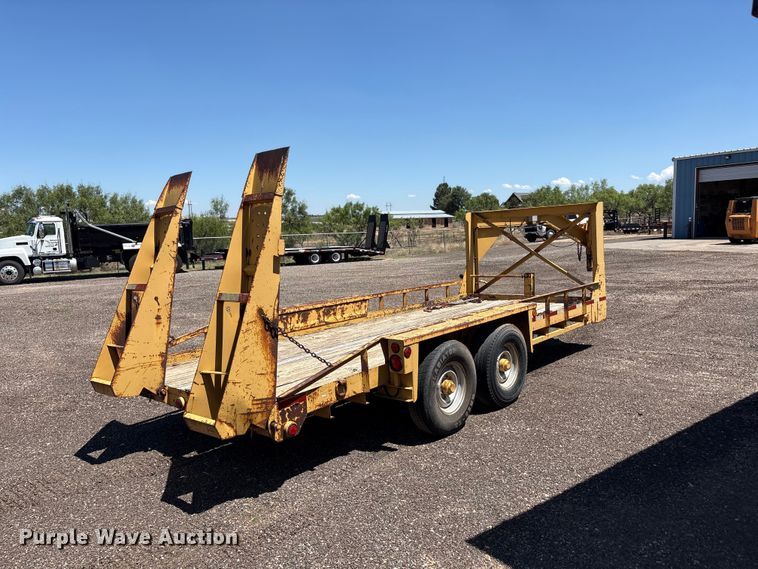 image for item FC2461 2001 Belshe Industries WB-12 equipment trailer