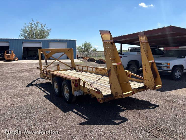 image for item FC2461 2001 Belshe Industries WB-12 equipment trailer