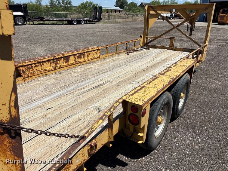 image for item FC2461 2001 Belshe Industries WB-12 equipment trailer