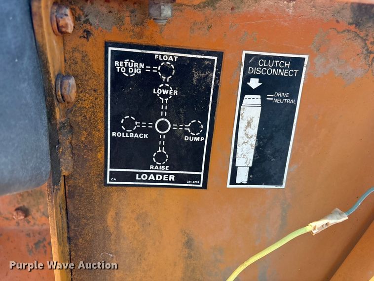 image for item FC2479 1981 Case 580 Super D backhoe