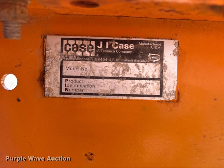 image for item FC2479 1981 Case 580 Super D backhoe