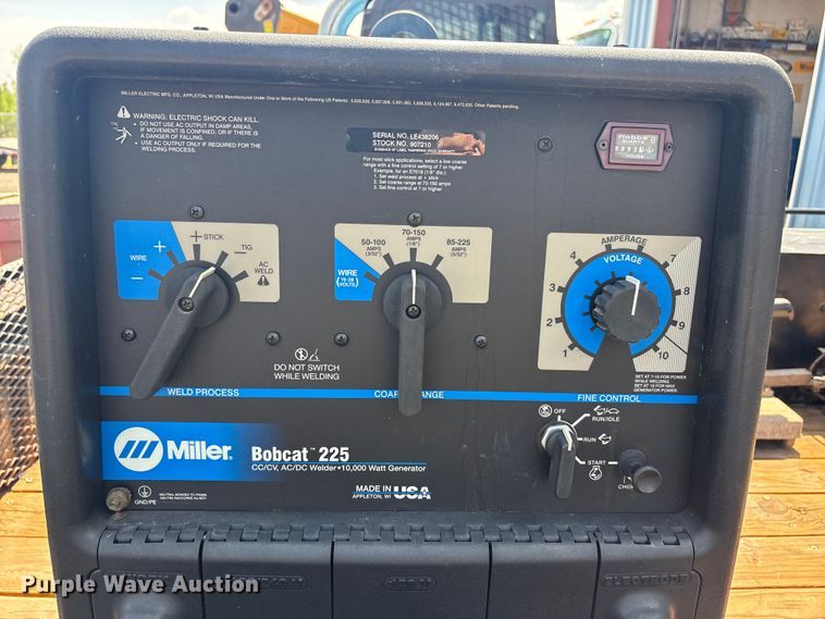 image for item FC2480 Miller Bobcat 225 welder/generator