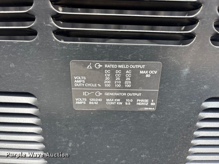 image for item FC2480 Miller Bobcat 225 welder/generator