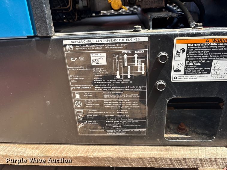 image for item FC2480 Miller Bobcat 225 welder/generator