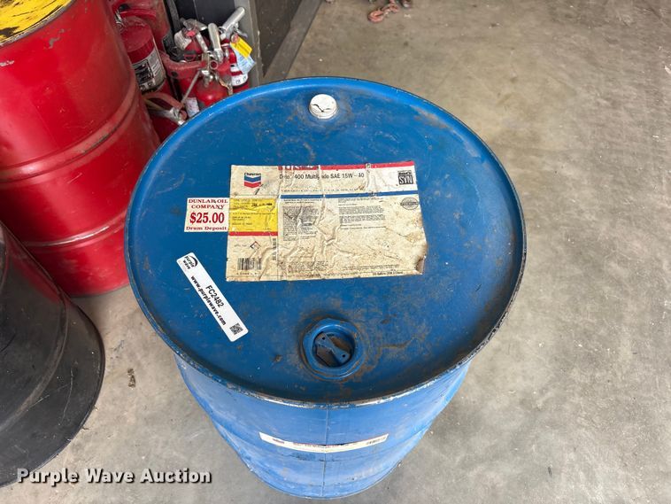 image for item FC2482 55 gallon drum of oil