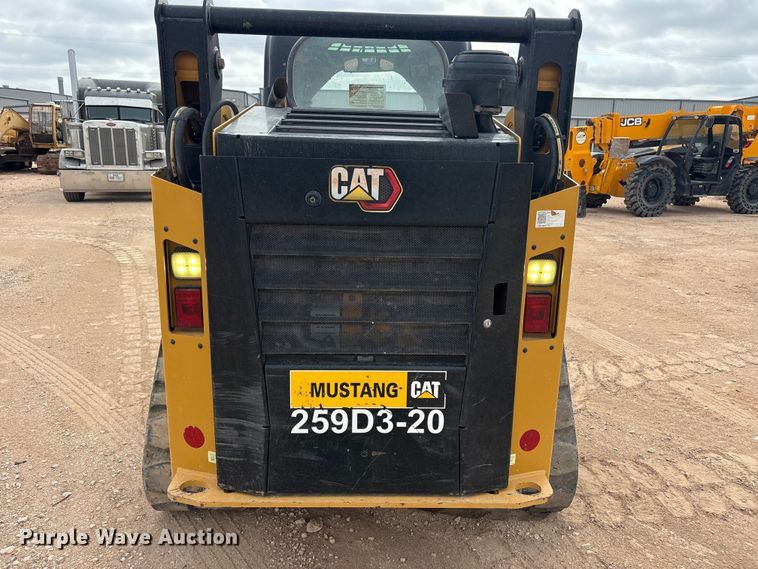 image for item FC2485 2021 Caterpillar 259D3 tracked skid steer loader