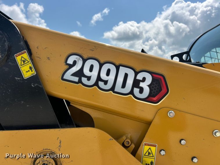image for item FC2825 2023 Caterpillar 299D3 tracked skid steer loader