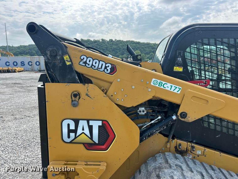 image for item FC2826 2023 Caterpillar 299D3 tracked skid steer loader