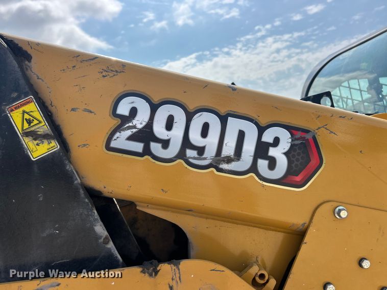 image for item FC2826 2023 Caterpillar 299D3 tracked skid steer loader