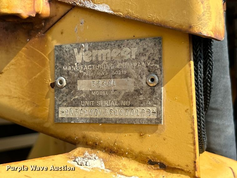 image for item FC2852 2006 Vermeer RT950 cable plow