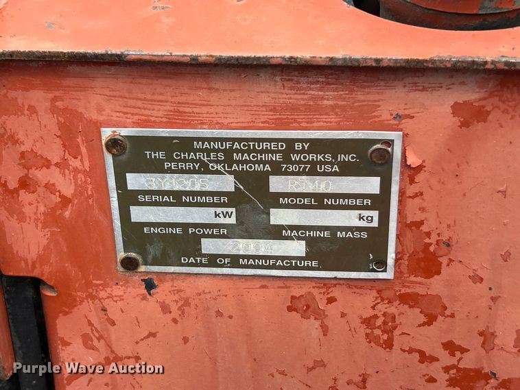 image for item FC2854 2004 Ditch Witch RT40 trencher