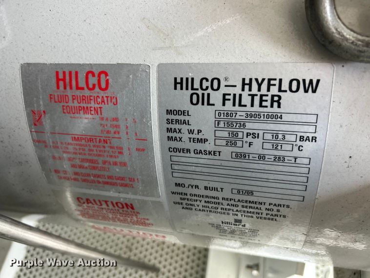 image for item FC2862 2005 Sauber 1594 Oil filtration trailer