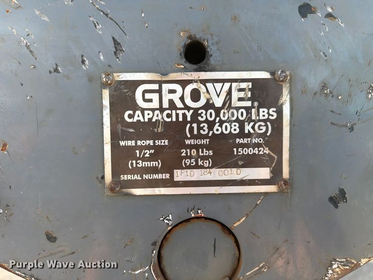 image for item FC3195 2011 Grove CD5540F crane