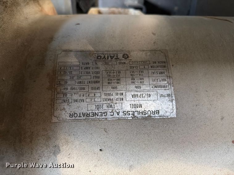 image for item FC3196 2013 Airmen PowerPro45 generator