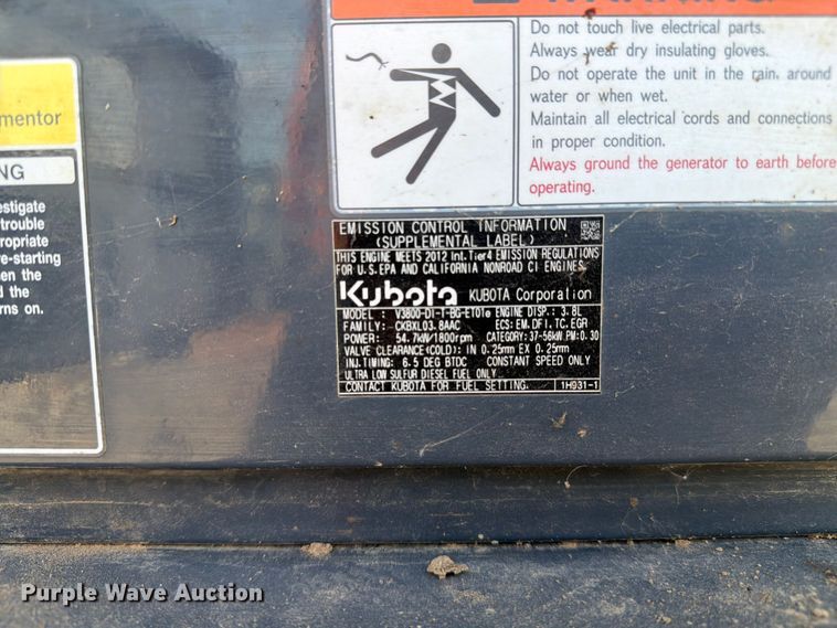 image for item FC3196 2013 Airmen PowerPro45 generator