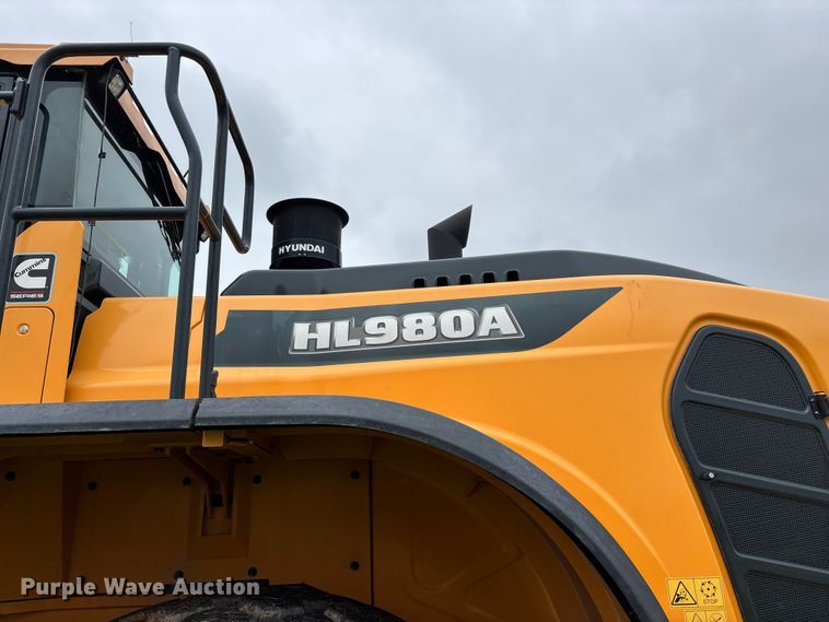 image for item FG0478 2023 Hyundai HL980A wheel loader