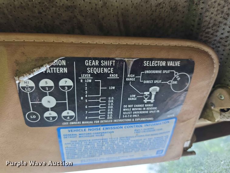 image for item FH6187 1980 Chevrolet Bison dump truck