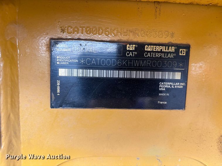 image for item FI0233 2013 Caterpillar D6K2 XL dozer