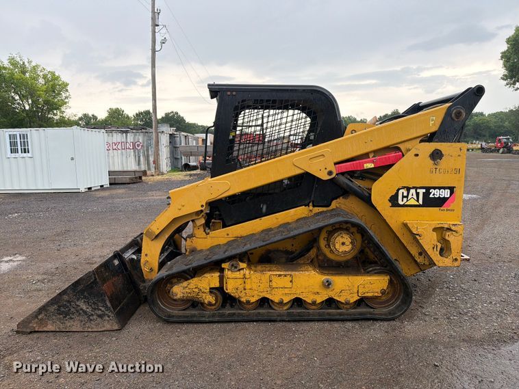 image for item FI0236 2014 Caterpillar 299D tracked skid steer loader