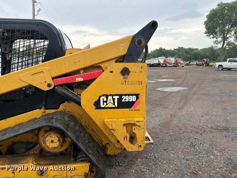 image for item FI0236 2014 Caterpillar 299D tracked skid steer loader