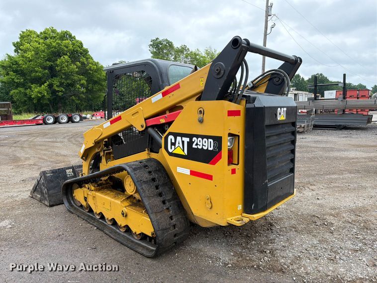 image for item FI0238 2017 Caterpillar 299D2 tracked skid steer loader