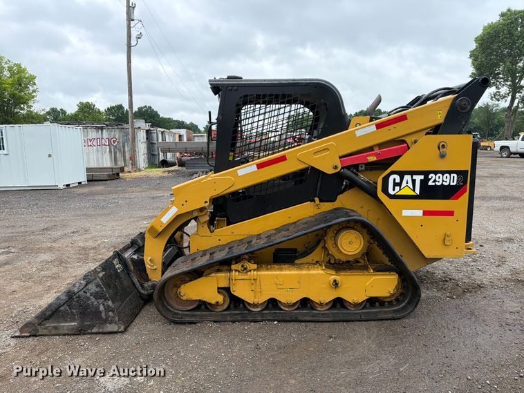image for item FI0238 2017 Caterpillar 299D2 tracked skid steer loader