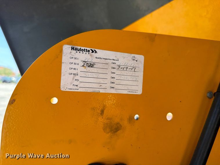 image for item FI0258 2017 Haulotte 5533A boom lift
