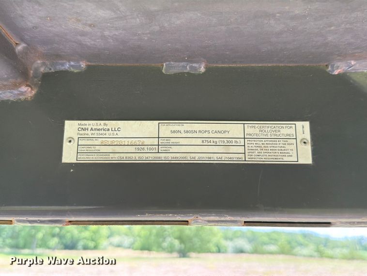 image for item FK4039 2013 Case 580 Super N backhoe