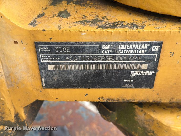 image for item FK4044 Caterpillar 308E CR mini excavator