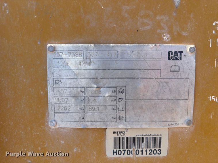 image for item FK4517 Caterpillar 420F2 backhoe