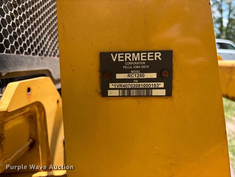 image for item FM6506 2008 Vermeer RTX1250 cable plow