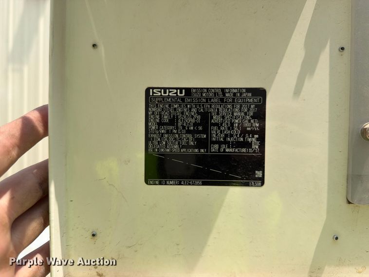 image for item FM7559 2018 Multiquip DH-04801 generator