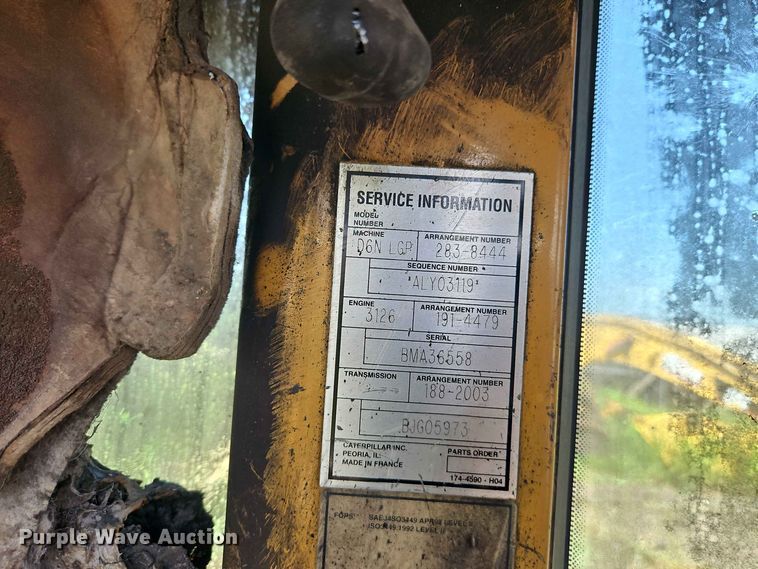 image for item FN5729 2007 Caterpillar D6N LGP dozer