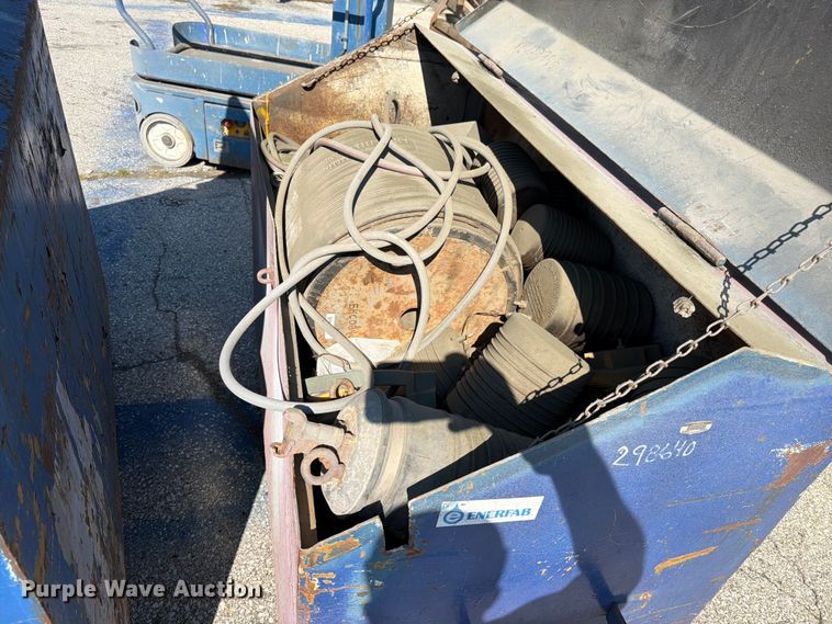 image for item FN5743 (2) metal containers of pipe plus