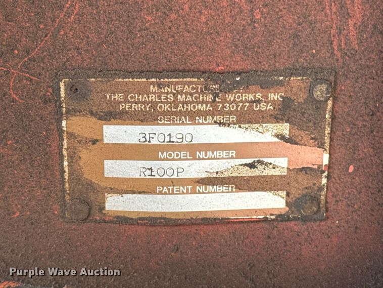 image for item FO4505 1989 Ditch Witch R100P rock saw