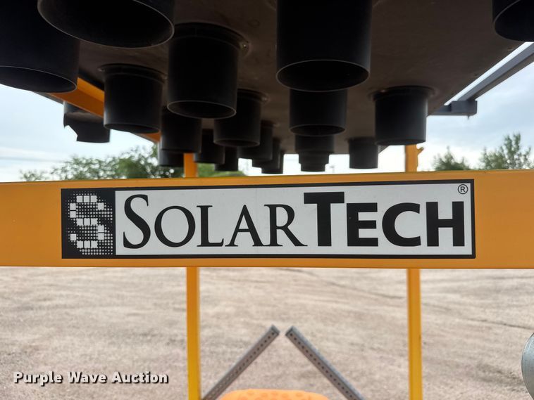 image for item NJ9128 2015 Solar Tech Silent Sentinel arrow board trailer
